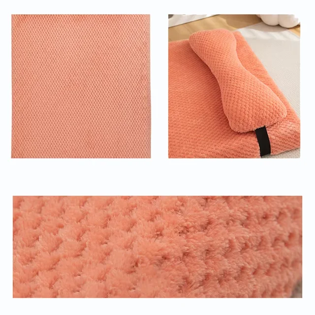 Warm Calming Dog Bed with Pillow 4