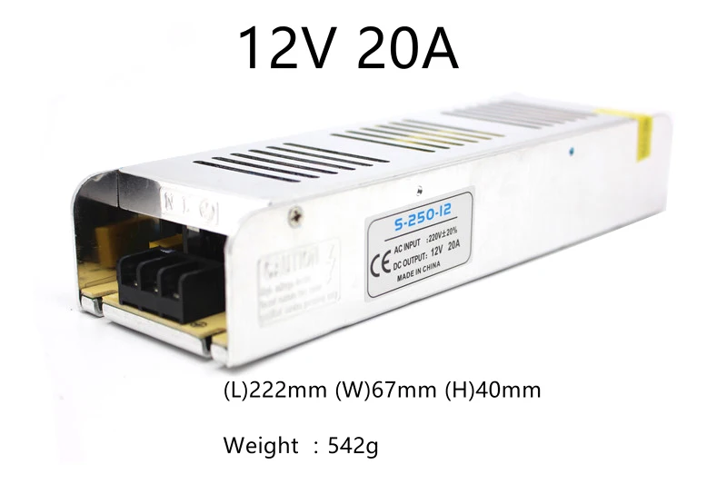 Led 220V To 12V Power Supply LED Trafo Driver 12V Power Supply Lighting  Transformer 36W 60W 100W 120W 150W 180W 240W 360W - Price history & Review