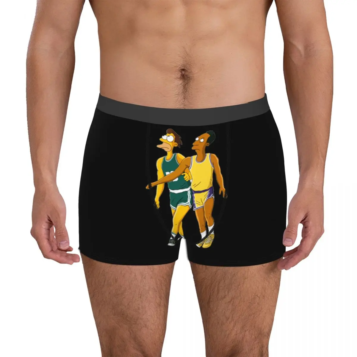 

Magics And Johnsoner 2023 Basketball Stars (3) Men's Boxer Briefs Funny Graphic Sexy Underclothes Funny Spring Wearable