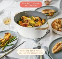 10-in-1 6qt Electric Multi-Cooker by Drew Barrymore 7 Preset Functions, Touch-Activated Digital Display Perfect For He 2