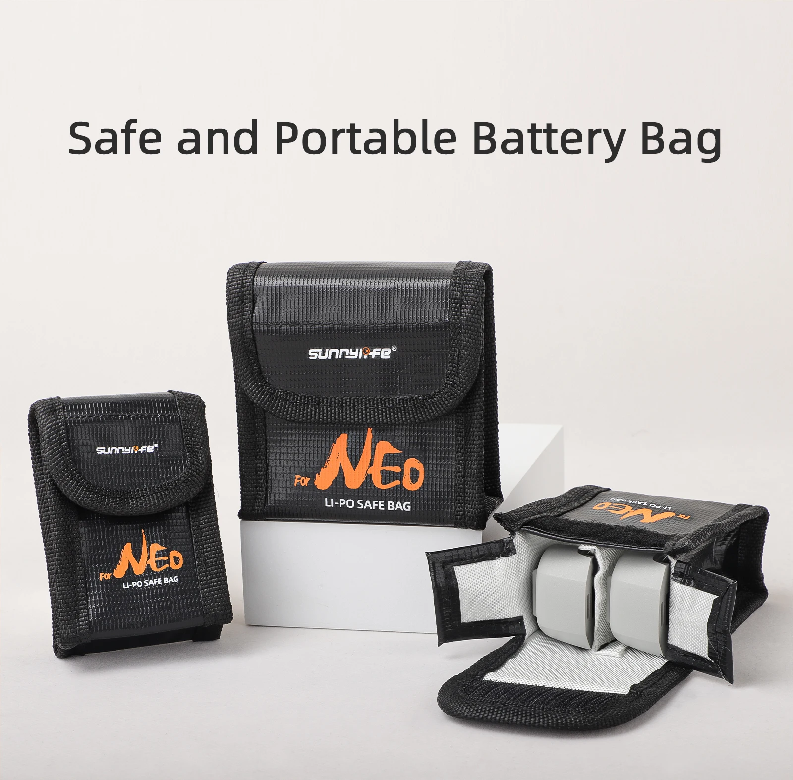 Description Picture 5 of itemBattery Safe Bag for DJI Neo Fireproof Explosion-Proof Portable Guard Case for DJI Neo Drone Battery Storage Bag Accessories