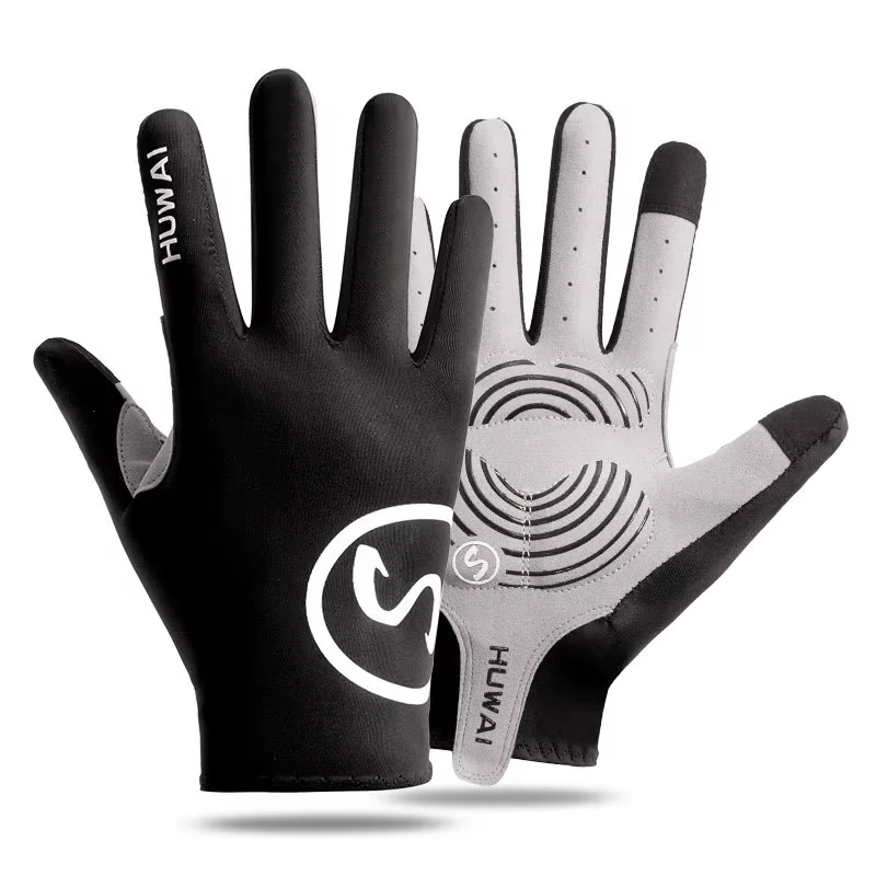 Touch Screen Long Full Fingers Half Fingers Gel Sports Cycling Gloves MTB Road Bike Riding Racing Women Men Bicycle Gloves 5