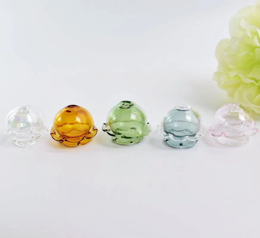 5/8/10/15/20X Japan Wind Bell Wind Chimes Craft Glass Bottle Furin Home Decor DIY Earring Pendant Spa Kitchen Office accessory