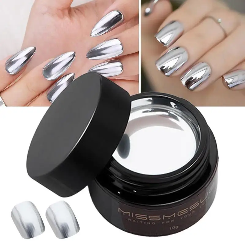 

Super Bright Metal-lic Painting Gel Polish Gel Paint For Nail Arts Hrome Dust Effect Pigment Mirror Soak Off Painting Nail Gel