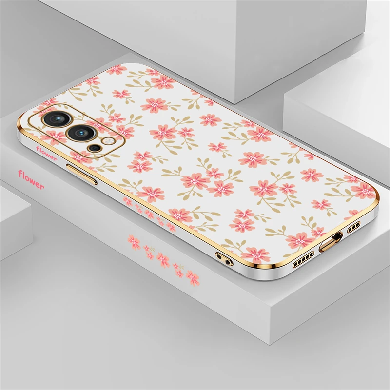 Floral Shockproof Soft Silicone Phone Case