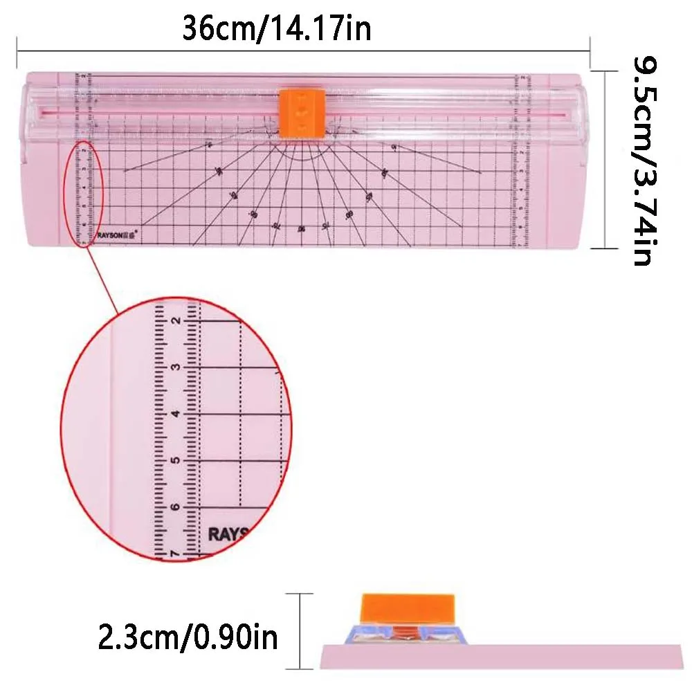 Paper Cutter 1PC A4 Size Can Cut 45&deg;-90&deg; Angle For Trimming Photos Paper