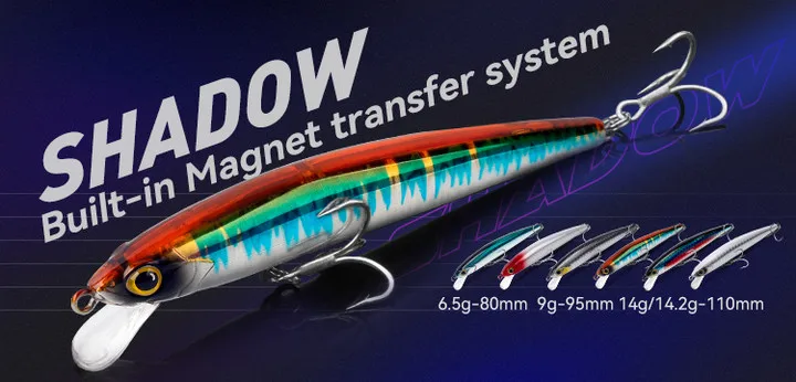 Kingdom KINGART Angelköder Künstliche Köder 6g 9g 14g 18,5g 60mm 80mm 105mm Sinkende Minnow-Hardbaits Crankbait Angelzubehör – Detail 12