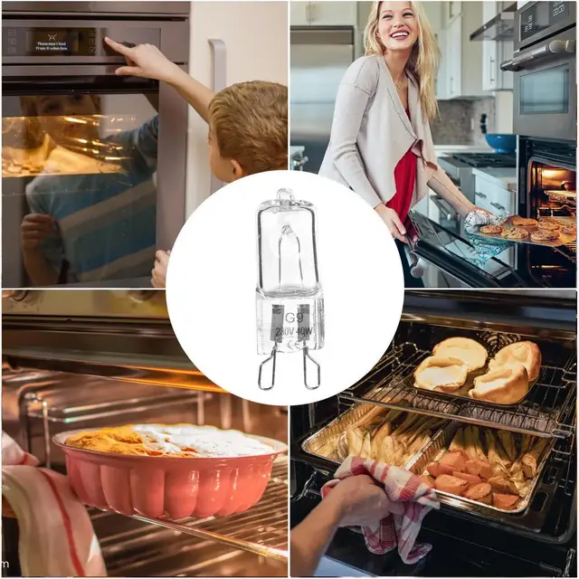 Lampadina Per Forno 40W E27 - Alta Temperatura 500°C Per Elettrodomestici - Foto 8