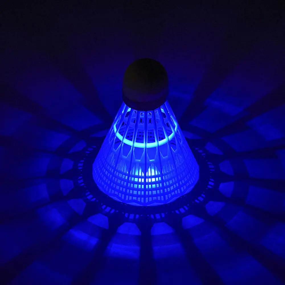 Fun Night-time Badminton Led Shuttlecocks Colorful Led Badminton Shuttlecocks Set of 6 Foamed for Indoor/outdoor for Children