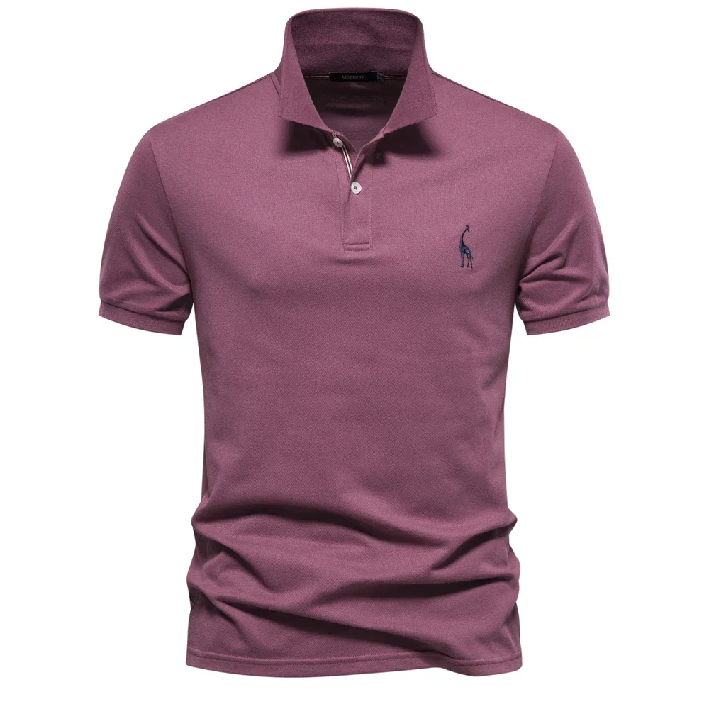 Men’s casual lapel polo shirt for summer fashion