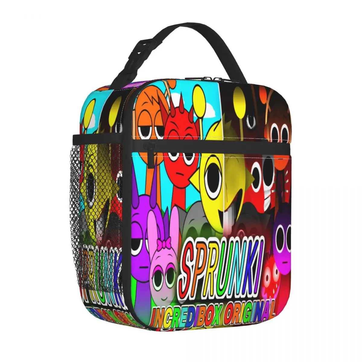 Lunch Boxes Sprunki Incredibox Sprunki Merch Storage Food Box Unique Design Cooler Thermal Lunch Box For School
