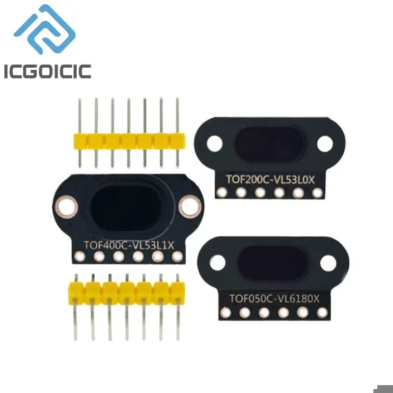 Laser Ranging Sensor Module TOF Time-of-flight Distance IIC Output for Arduino VL6180 VL53L0X VL53L1X TOF050C 200C 400C