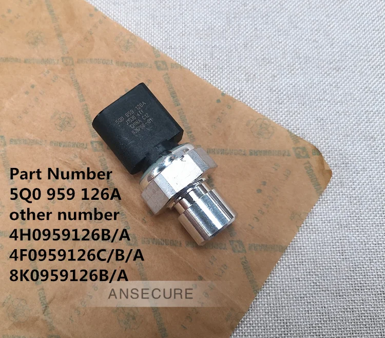Air Conditioning Pressure Switch Sensor For Audi A3 A4 A5 A6 A7 A8 Q2 Q5 Q7 Tt Vw Arteon Golf  Passat  Tiguan Touran Skoda Seat