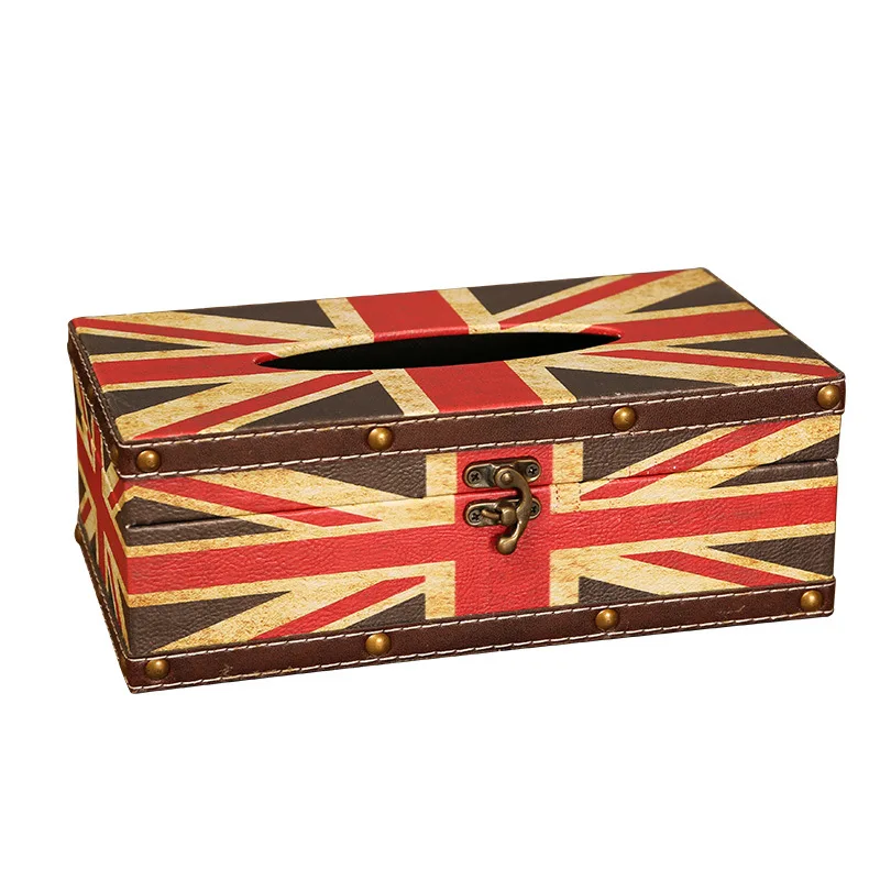 European Retro Tissue Box Home Living Room Coffee Table Napkin Storage Box Bedroom Car Tissue Box Tissue Box Holder 5