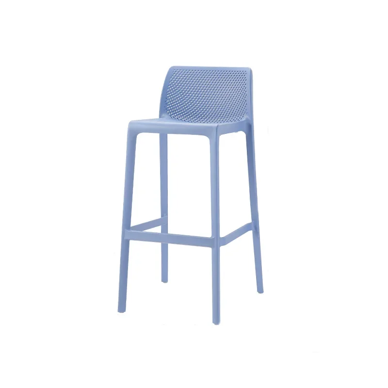 Plastic Nordic Bar Chairs Ergonomic Luxury Relaxing Bistro Restaurant Banquet Bar Chair Accent Cadeira Alta Furniture