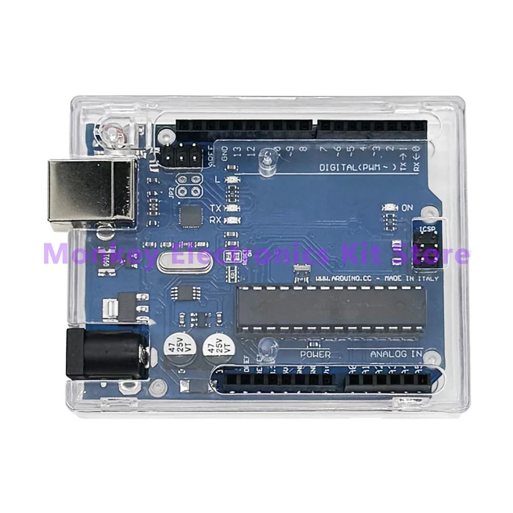 Enhanced R3 Development Board with CH340G and MEGA328P SMD Chip - Includes USB Cable