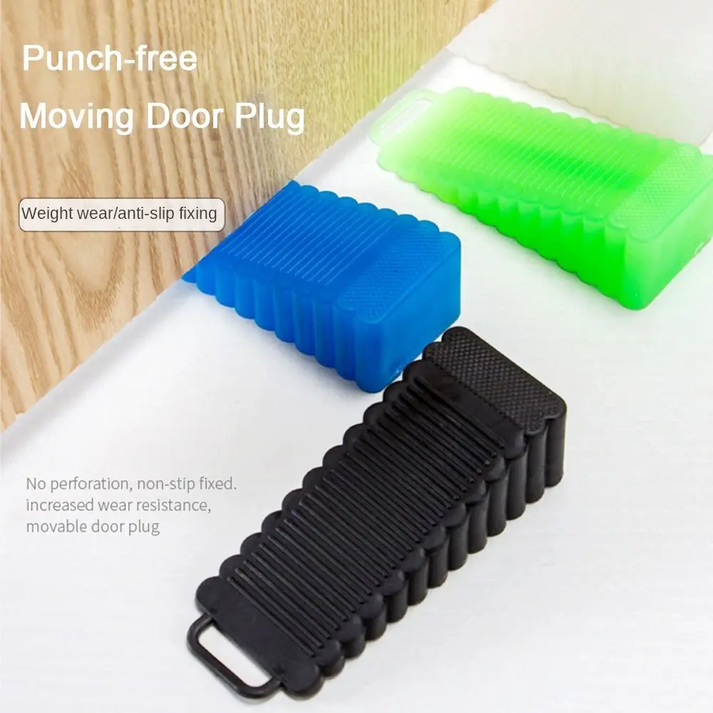 Description Picture 2 of itemNew Silicone Door Stopper Rubber Hook Wall Protectors Floor Holder Anti Collision Hangable type Doorstop Home