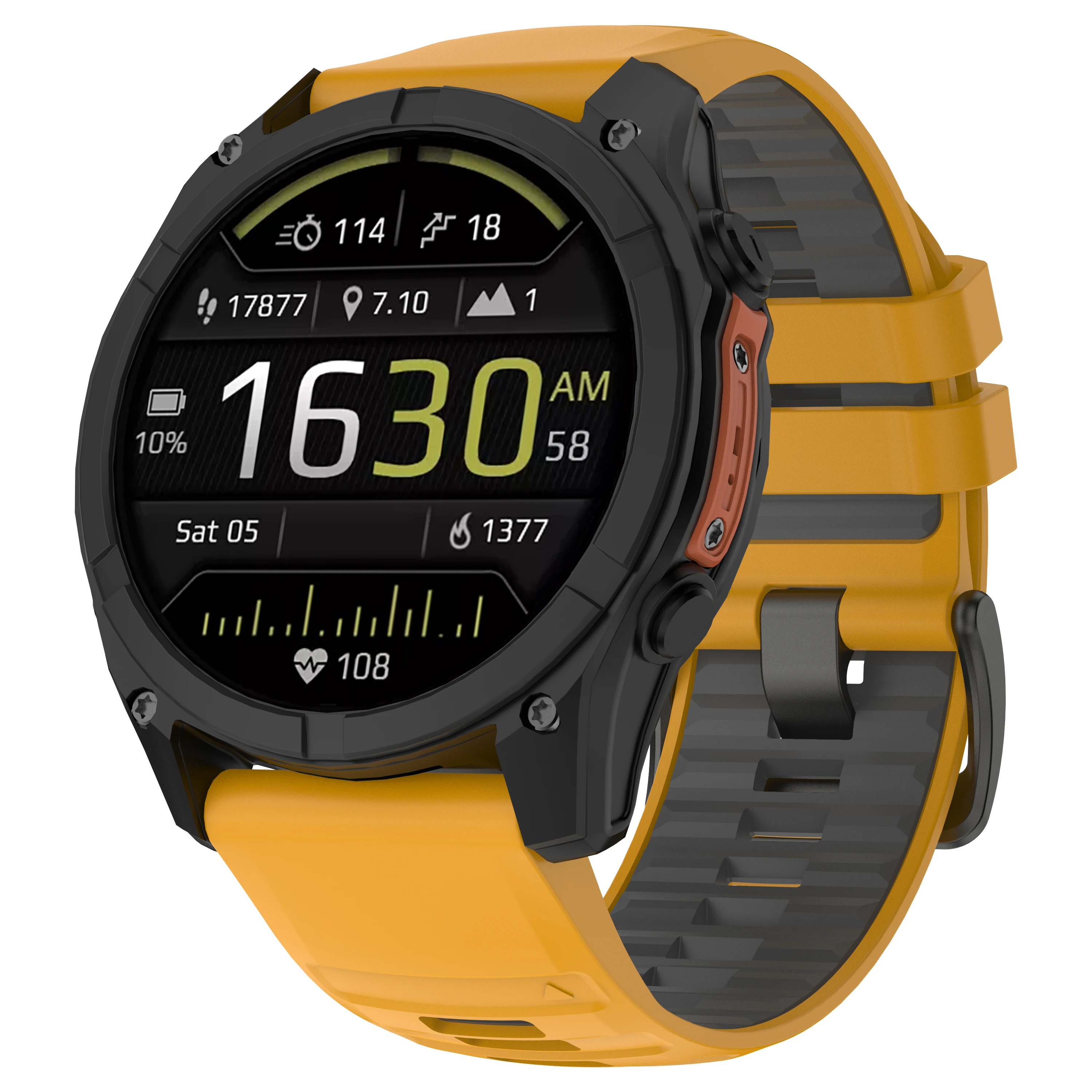 Premium QuickFit Silicone Watchband - 26mm & 22mm Adjustable Strap