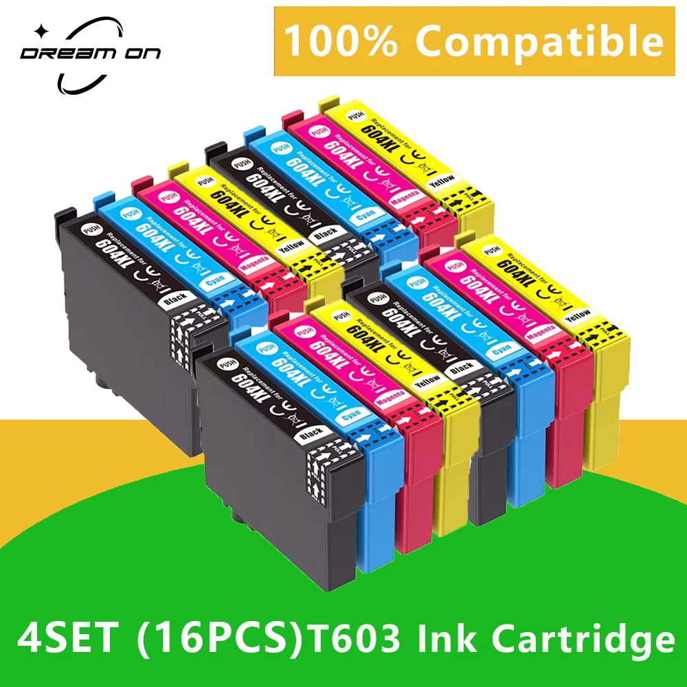 Cartuccia D'Inchiostro Compatibile 603Xl T603 603 Xl E603 Per Stampante Epson Xp 2100 2105 3100 3105 4100 4105 2810 2830