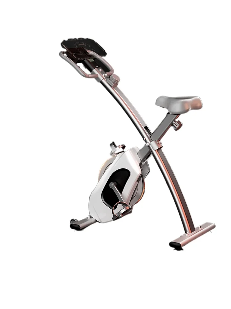 Folding Dynamic Bike Household Silent Fitness Bike Gym Specialized Weight Loss Indoor Sports and Fitness