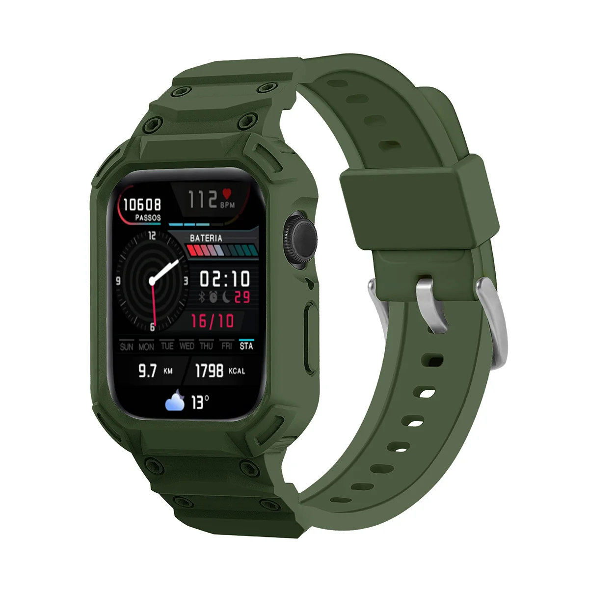 Sport Protective Replacement Wristband with Retrofits and One-Piece Strap Case