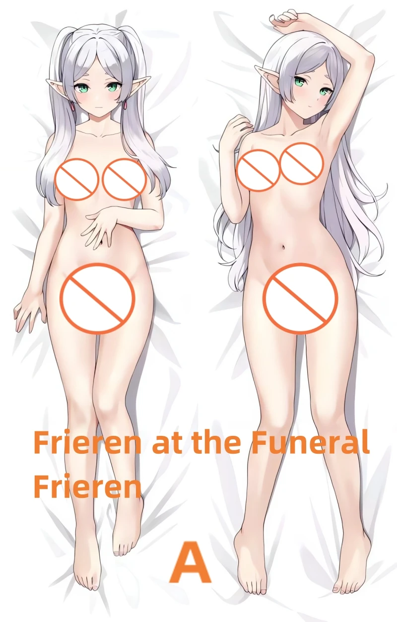 

Подушка Dakimakura в стиле аниме, фриэрен на похоронах, двусторонняя наволочка с принтом в натуральную величину