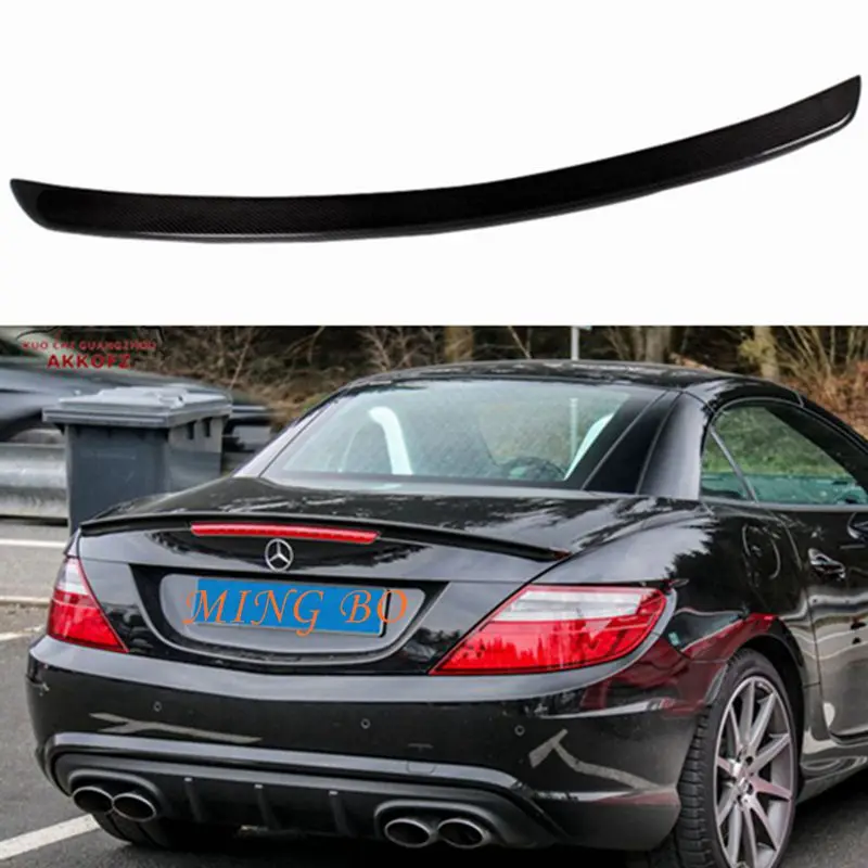 Per Mercedes R171 R172 Mercedes Slk Classe R171 Slk200 Slk280 Slk300 Slk350 Spoiler 2004-2020 In Fibra Di Carbonio Tronco Spoiler Ala