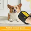 2pcs Cat Grooming Gloves Electrostatic Pet Hair Removal Brush for Cleaning Sofa Carpet clothes Double-sided Pet Hair Remover 4