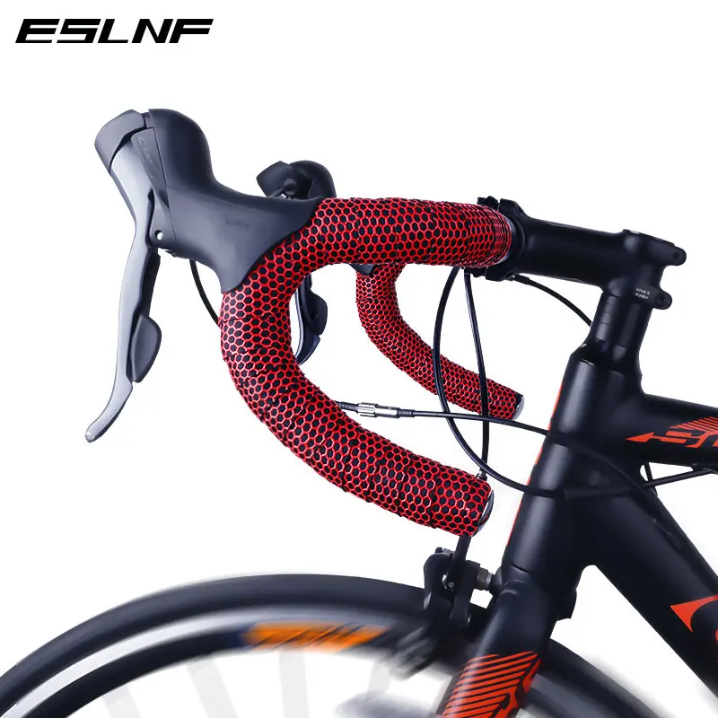 Road Bike Handle Bar Tape Cycling Breathable Handlebar Tape Strap Anti Slip Handle Belt Gradient RB Bar Wrap bike handlebar tape,bicycle handlebar strap