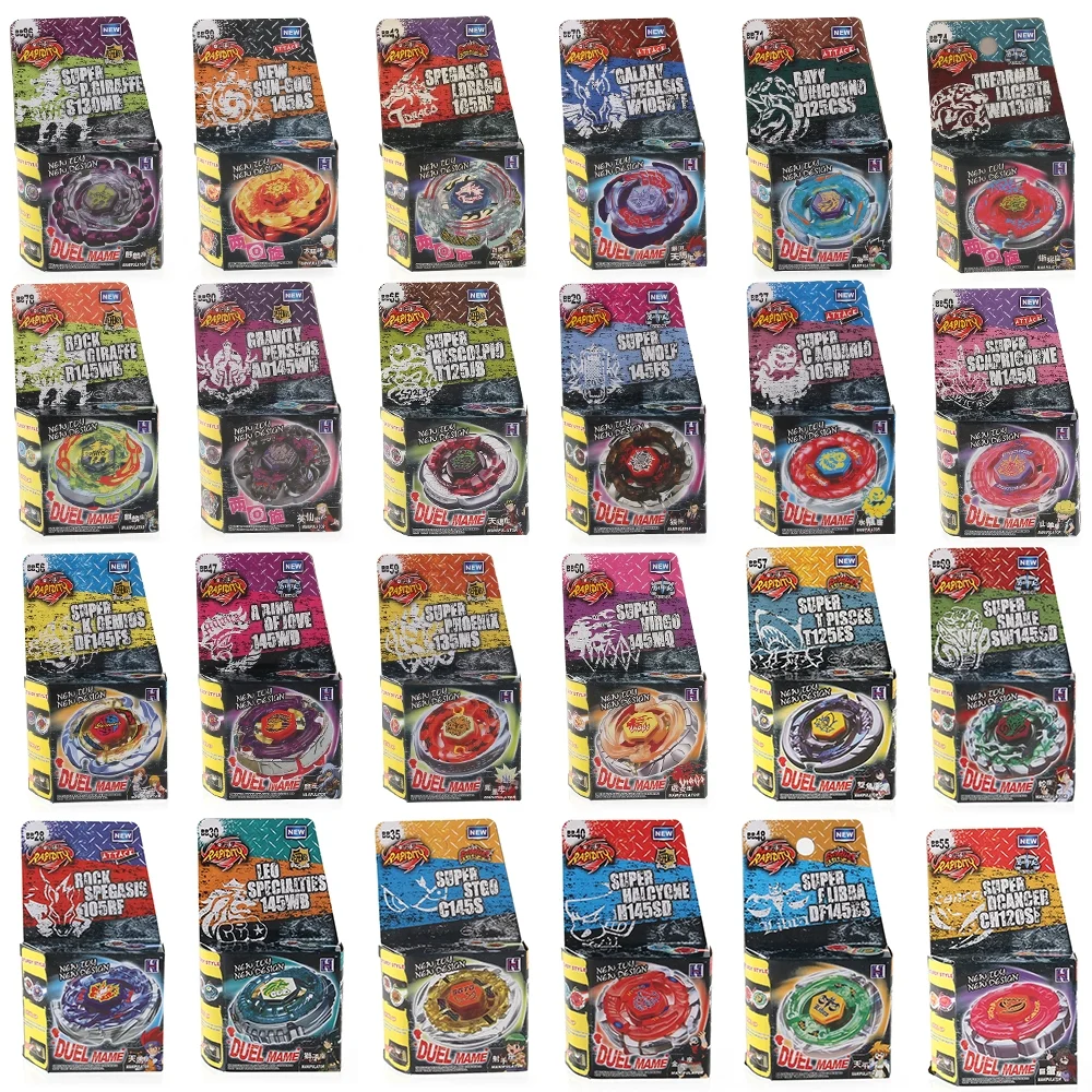 4D metal fusion spinning top battling game toys for kids BB28 to BB114 styles