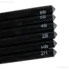 6Pcs/Set Professional Woodless Graphite Charcoal Pencils HB / 2H / 2B / 4B / 6B / 8B Soft Medium Hard For Art Sketching Drawing 2