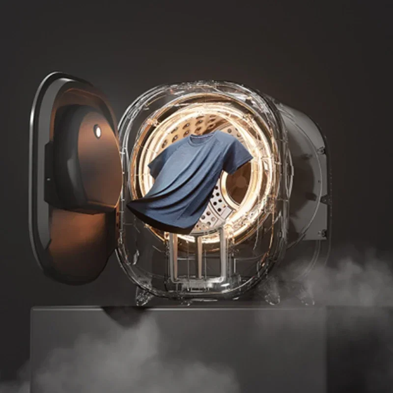 New Touch Screen Small Underwear Dryer Mini Tumble Dryer Home UV Silent Clothing Care Machine