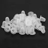 100Pcs Disposable Tattoo Ink Cup Small&Big Size Silicone Permanent Tattoo Makeup Eyebrow Makeup Pigment Container Caps 1