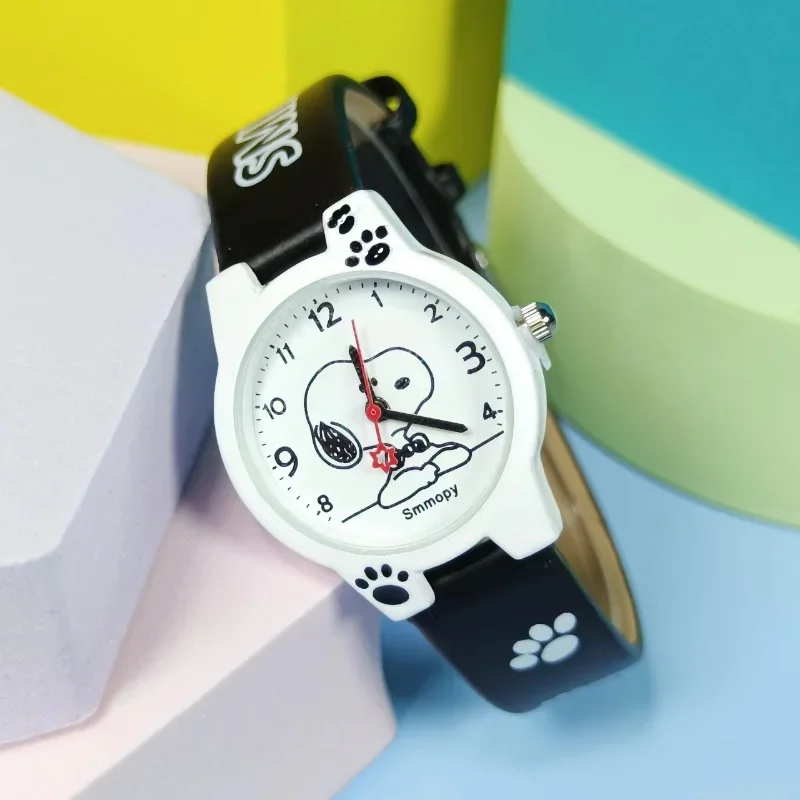 Snoopy Kids Watches Female Cute Cartoon Quartz Watch Kawaii Girls