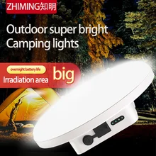 Lanterne LED Rechargeable, lanterne Portable d'urgence, lampe de poche pour tente, pêche, marché nocturne, Camping, maison