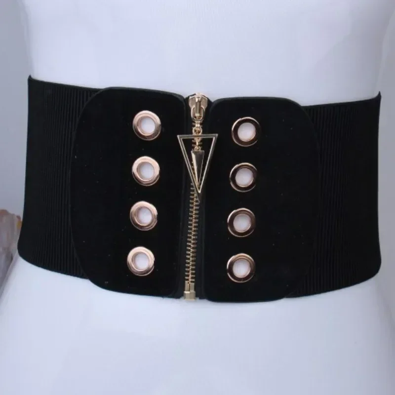 Anthoni Crown Cintura In Pelle Donna Con Fibbia Intercambiabile, Larga 2 Cm, Bombata E Cucita, Regalo In Sacchetto Originale