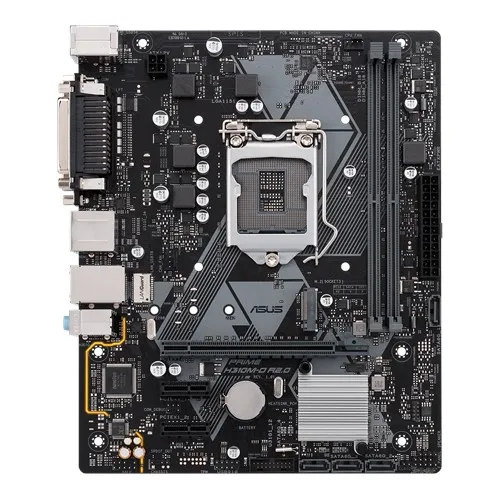 

New ASUS PRIME H310M-D R2.0 motherboard is equipped with LED lighting effects, DDR4 2666MHz, supports M.2, HDMI, SATA 6Gbps