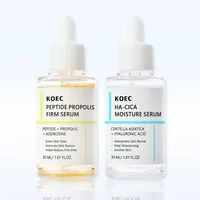 2pcs polypeptide propolis firming facial essence + Centella asiatica moisturizing essence effectively improves skin texture and 1