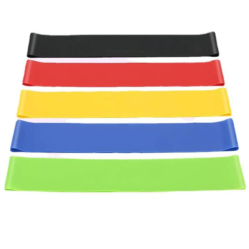 Portable Yoga Tension Belt Rubber Resistance Bands Pilates Squat Butt AIDS Stretching Exercise Equipment yoga resistance bands