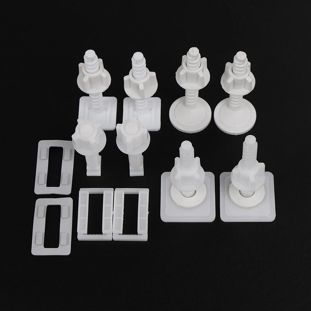Description Picture 2 of item2Pcs Plastic Toilet Seat Hinge Repair Bolts Replacement-Screws Fixing Fitting Kit Repair Tool Bathroom Toilet Accessories