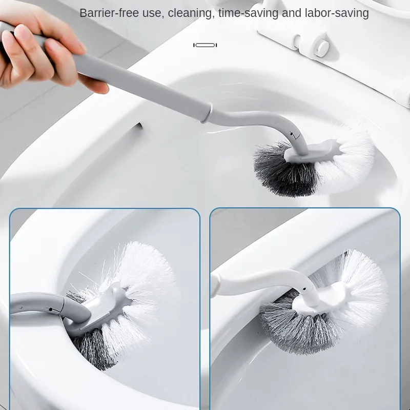 

Ultimate Wall Mounted Toilet Brush, Efficient Cleaning, Squatting Toilets