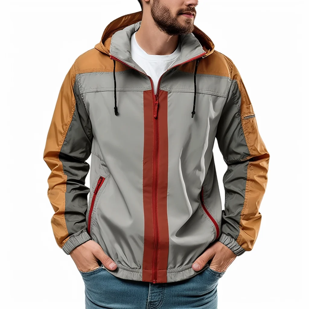 

Mens Vintage Lightweight Jackets for Men with Hood