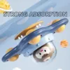 Baby Soothe Toy Cartoon Airplane Soothe Baby Artifact Baby Bath Fun Sucker Spinner Early Education Table Games 5