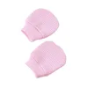 2PCS Cotton Baby Mittens Newborn Infant Anti-eat Hand Anti-Grab Face Protection Gloves Boy Girl Mitten Kids Accessories 0-6Month 4