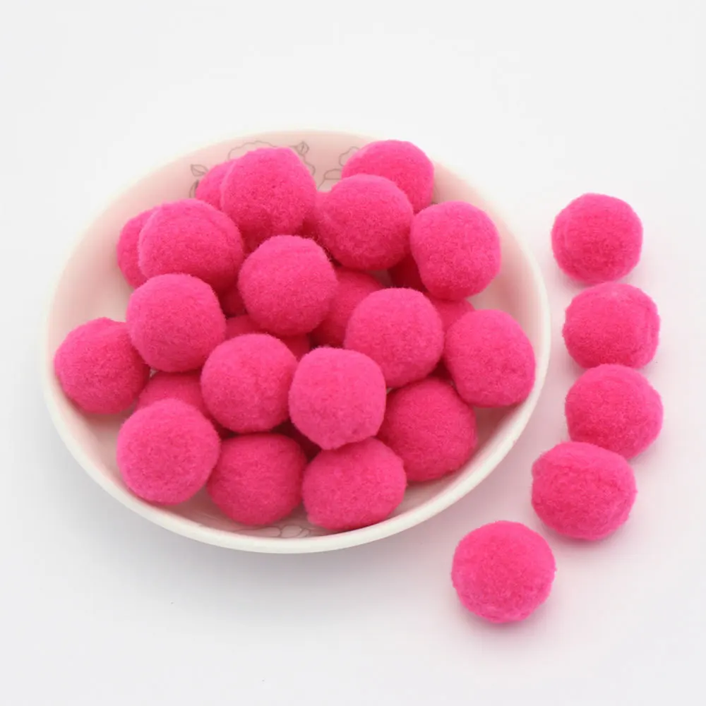 8/10/15/20/25/30mm Pompons Flauschige Weiche Bommel für DIY Handgemachtes Kinderspielzeug Puppen Nähen Kleidungsdekoration Zubehör 300-30 Stück – Detail 18