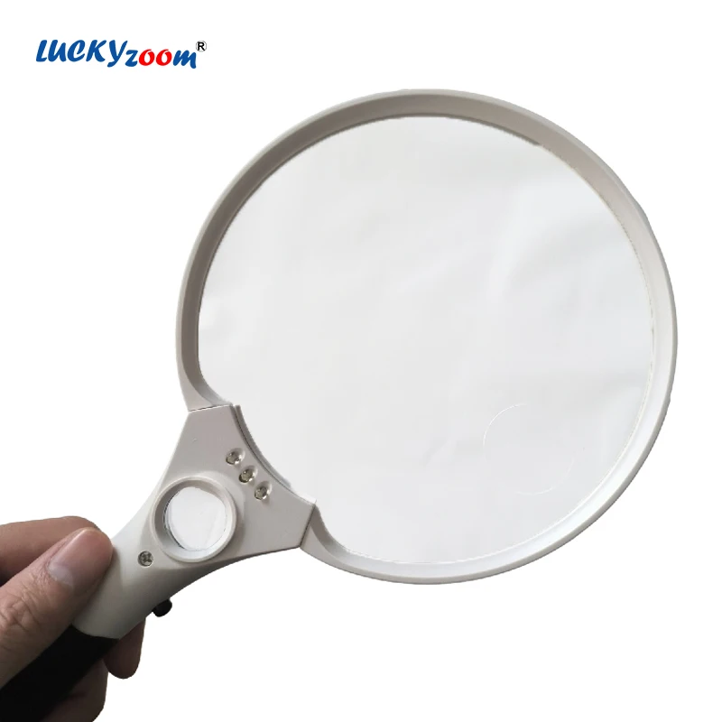 Magnifying Glass With Light And Stand, Hands Free Handheld 6X 25X  Adjustable Folding Magnifier With Led Lighted - AliExpress