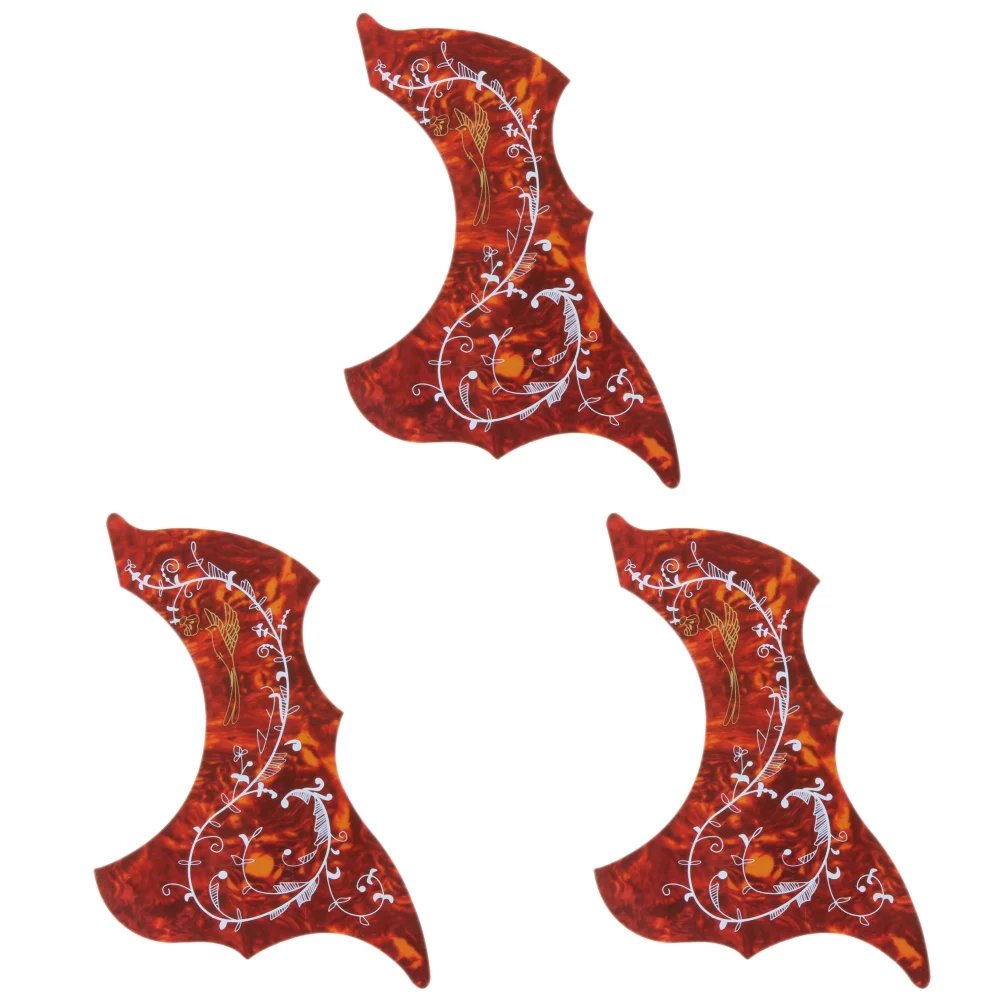 エレキギターPhil -2301386 アコースティックギター用ピックガード ローズウッド無垢材象嵌