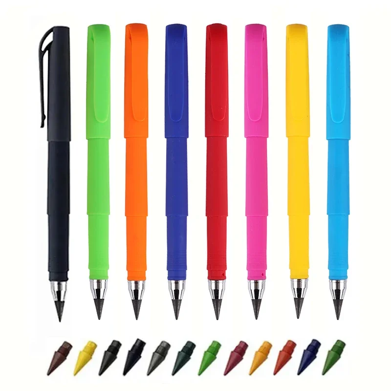 Eternal pencil Eternal Pencil Infinite Book 1 Pen with 12 Color HB Replacement Set Erasable Ink Free Student Drawing Art Pencil School Supplies