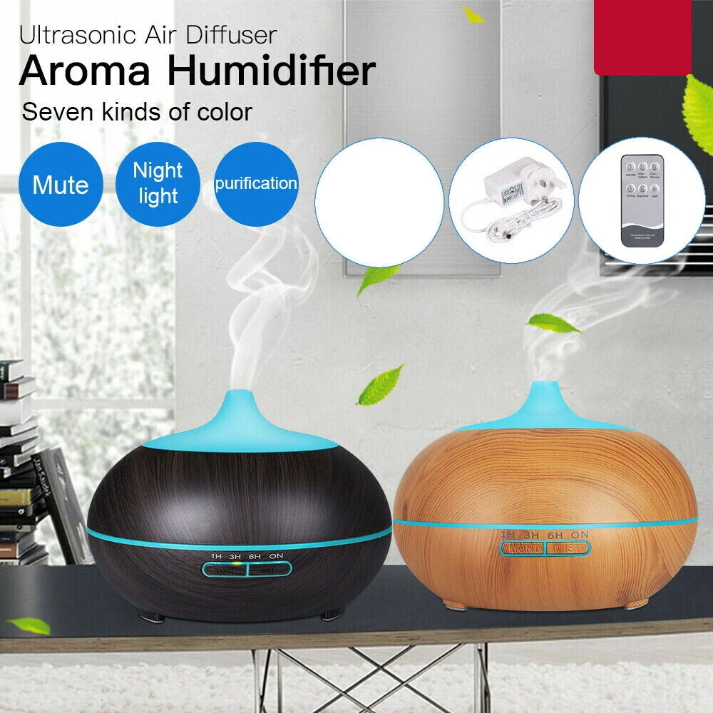 400ML Electric Ultrasonic Air Humidifier, Remote Control