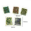 DIY handmade materials miniature model cluster flower cluster ground rosa vegetation military model sand table Can be customized 4